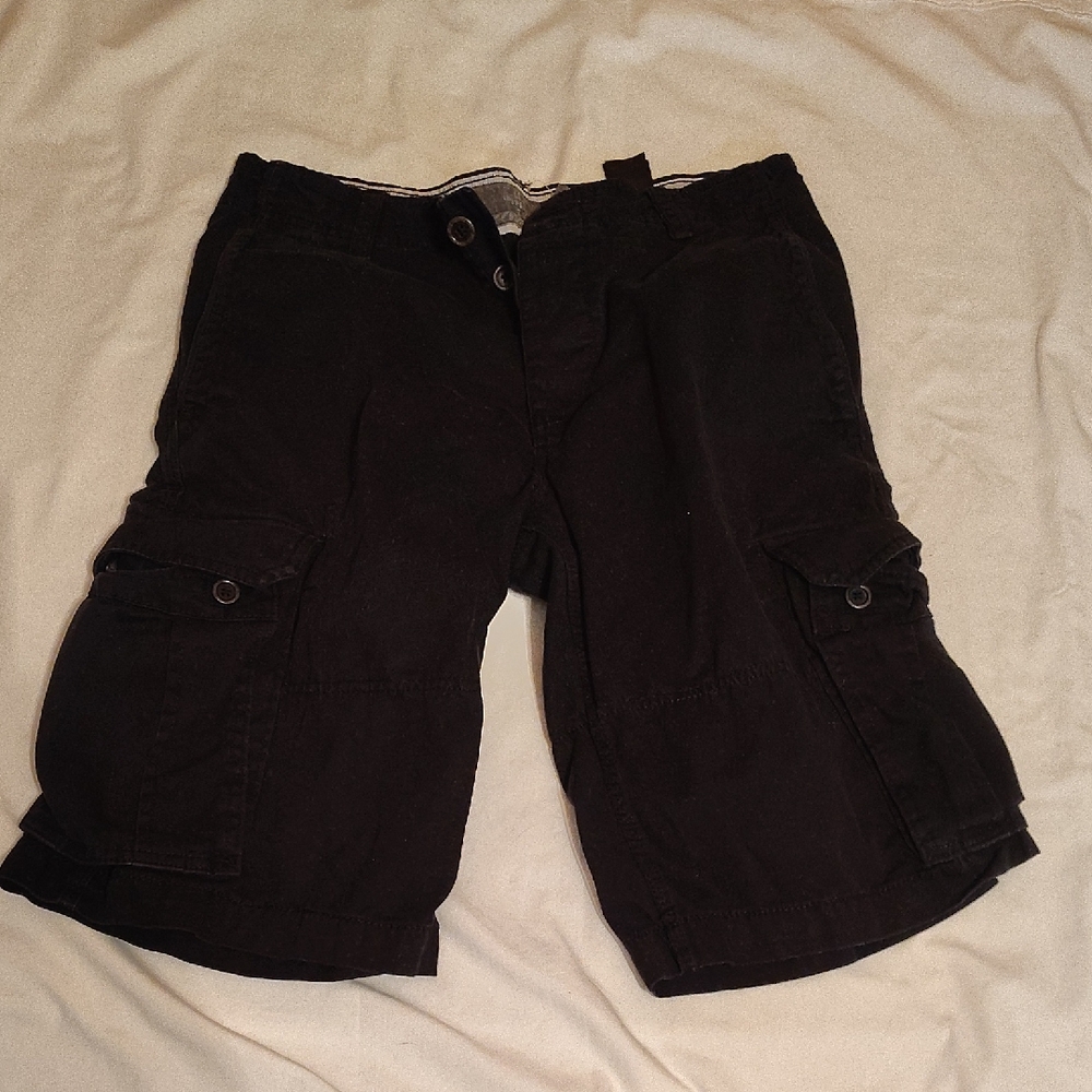 LOGG Men's Black Cargo Shorts